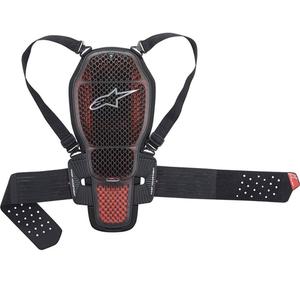 Protector de espalda Alpinestars Nucleon KR-1 CELL CE2 transparente-gris-rojo-negro