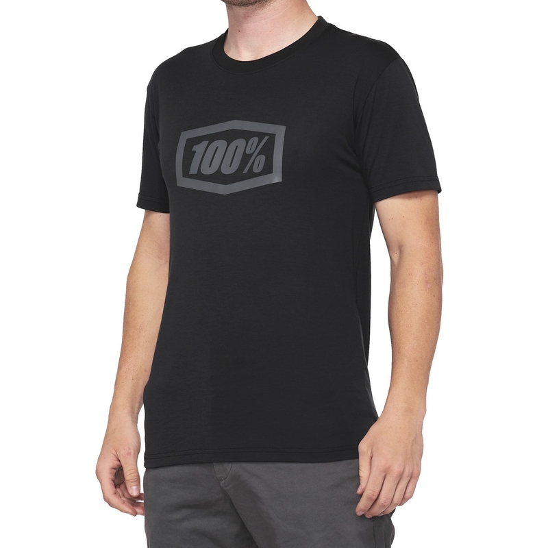 Camiseta 100% USA ICON TECH negra