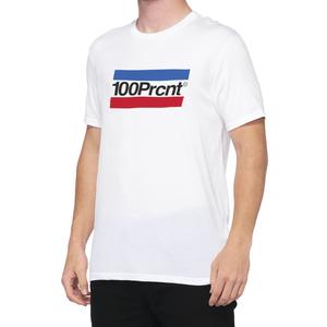 Camiseta 100% USA ALIBI blanca