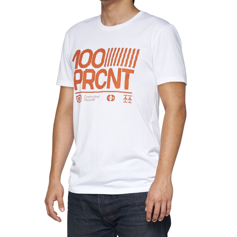 Camiseta 100% - USA SURMAN TECH blanca