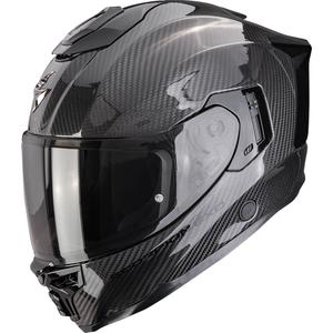 Casco integral de motocicleta Scorpion EXO-1500 Carbon Air Solid, color negro