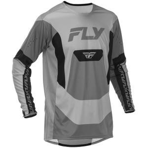 Camiseta de motocross FLY Racing Lite gris-negra