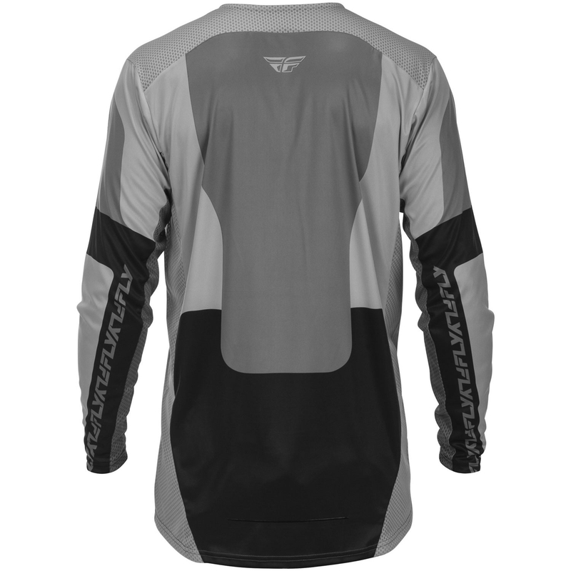 Camiseta de motocross FLY Racing Lite gris-negra