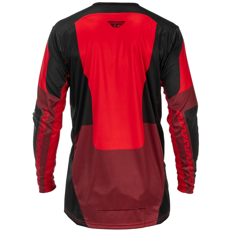 Camiseta de motocross FLY Racing Lite negro-rojo II