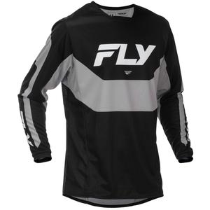 Camiseta de motocross FLY Racing Kinetic USA negro-gris