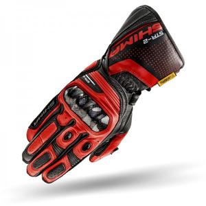 Guantes Shima STR-2 negro-rojo