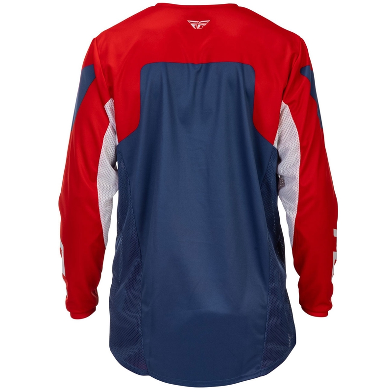 Camiseta de motocross FLY Racing Kinetic USA rojo-blanco-azul