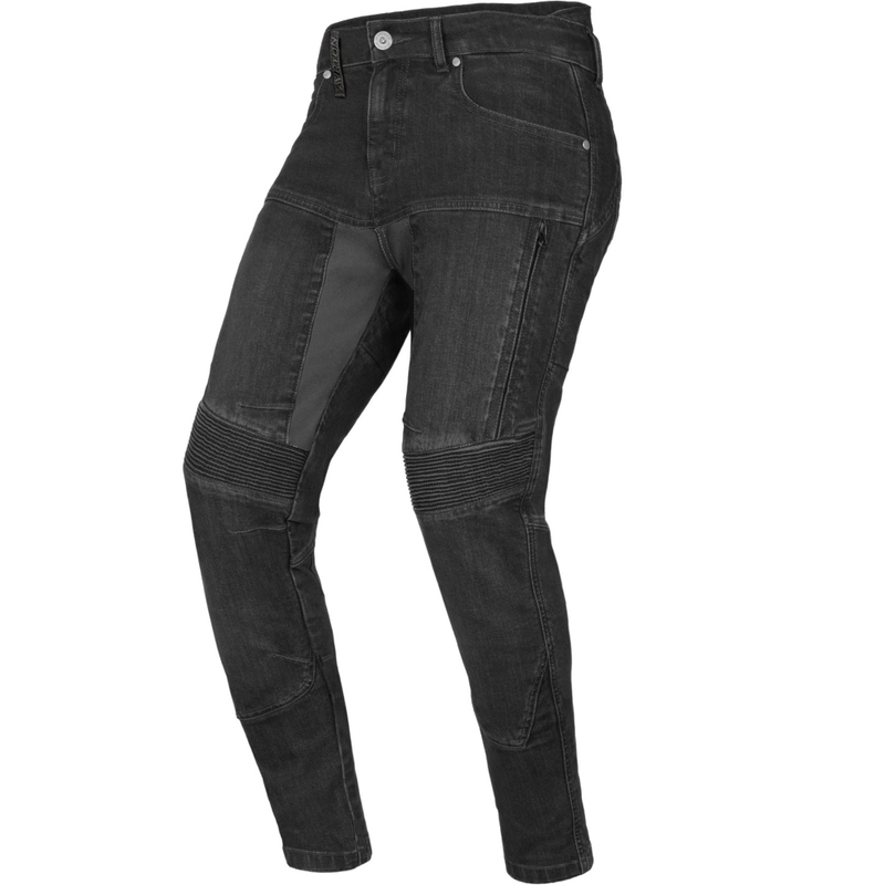 Pantalones vaqueros de moto para mujer Ayrton 505 negros