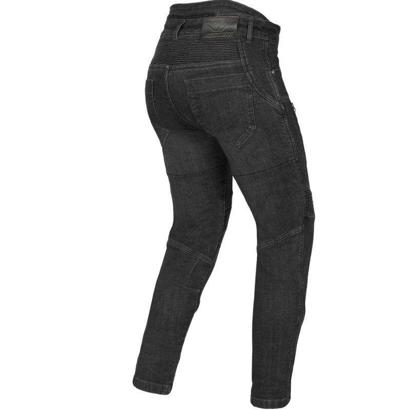 Pantalones vaqueros de moto para mujer Ayrton 505 negros