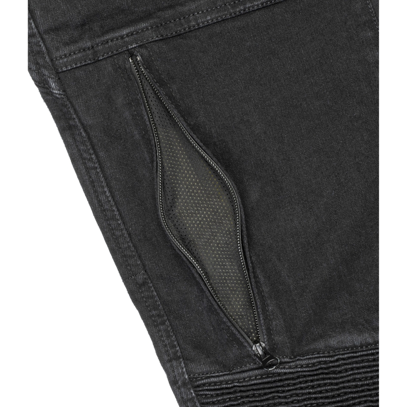 Pantalones vaqueros de moto para mujer Ayrton 505 negros