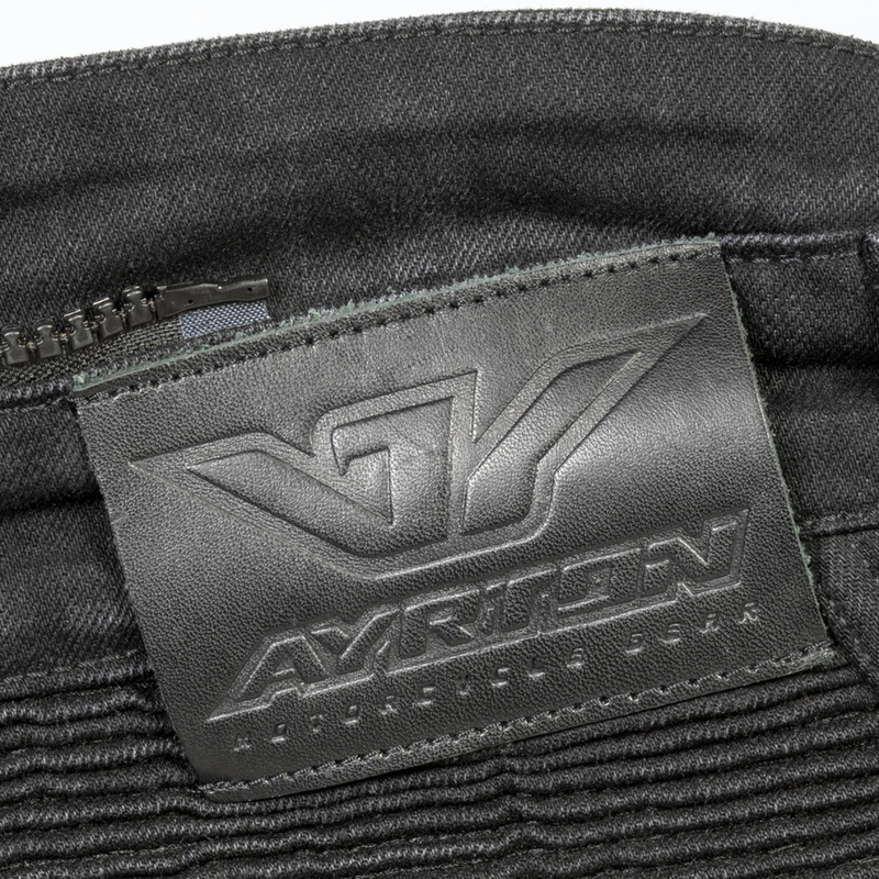 Pantalones vaqueros de moto para mujer Ayrton 505 negros