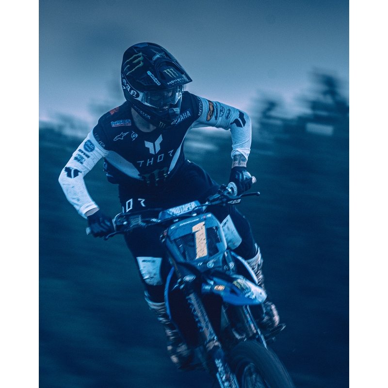 Gafas de motocross Alpinestars Supertech Vision DNGR38 XXV negro-plata con plexiglás plateado espejo