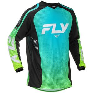 Camiseta de motocross FLY Racing F-16 azul-negro-blanco