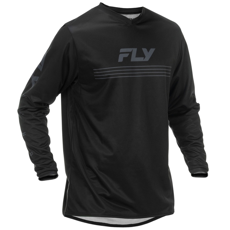 Camiseta de motocross FLY Racing UNIVERSAL negro-blanco II
