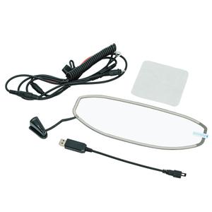 Visera calefactable eléctrica para cascos de motocicleta LS2, transparente