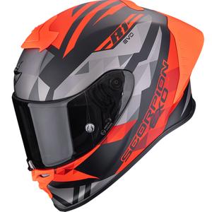 Casco integral de moto Scorpion EXO-R1 EVO II Air Valere negro mate-rojo