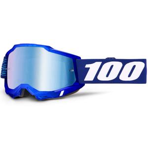 Gafas de motocross 100% Accuri 2 2028 con plexiglás azul