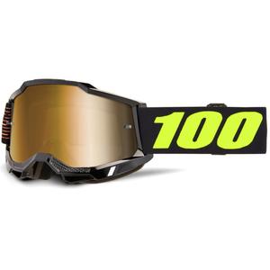 Gafas de motocross 100% Accuri 2 FAIRBANKS con plexiglás dorado
