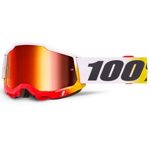 Gafas de motocross 100% Accuri 2 TORKEN con plexiglás rojo