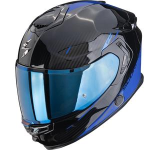 Casco integral de moto Scorpion EXO-GT SP Air Asphalt negro-azul