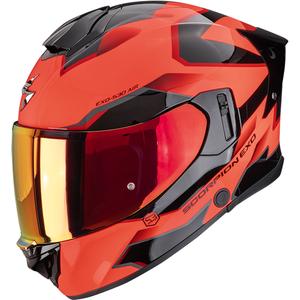Casco integral de moto Scorpion EXO-530 Air Clip rojo-negro