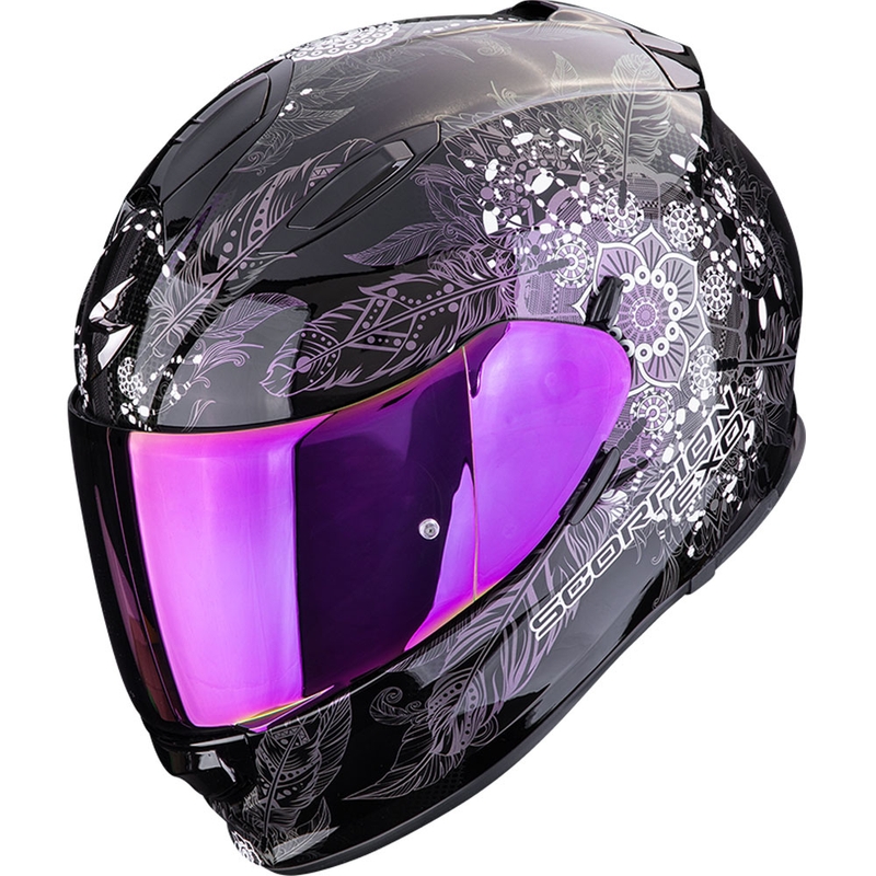 Casco integral de moto Scorpion EXO-491 Dream color negro camaleón
