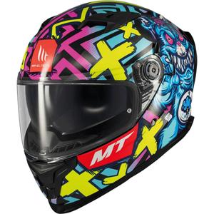 Casco integral de moto MT Braker SV Crazy Teddy multicolor