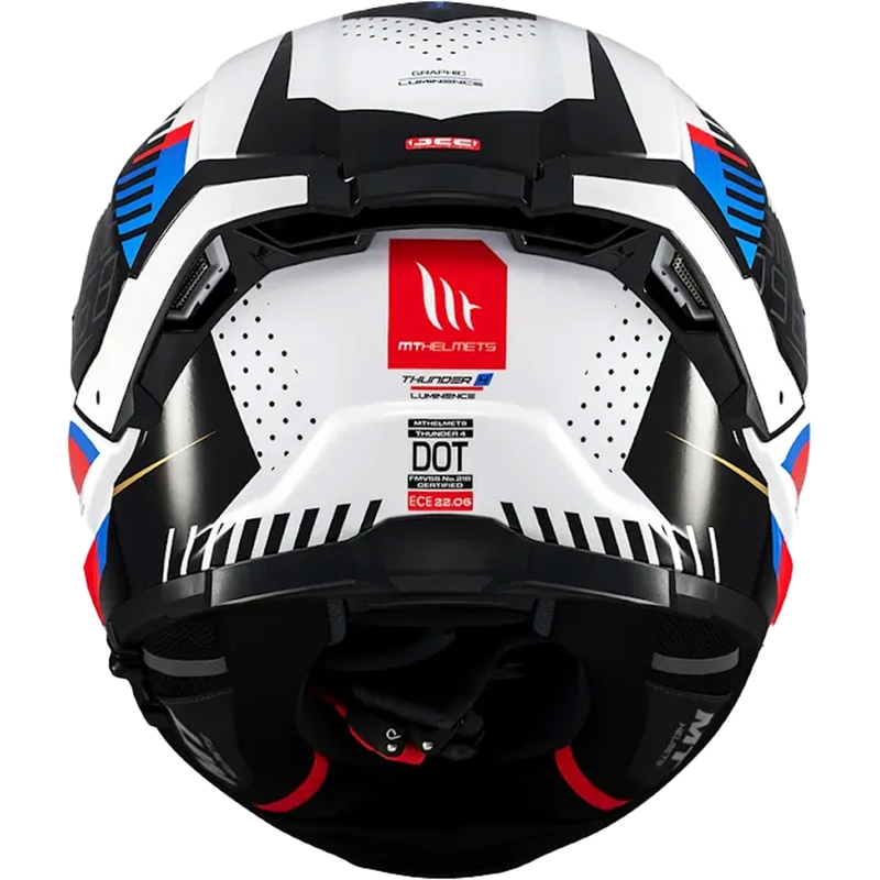 Casco integral de moto MT Thunder 4 SV Luminence azul