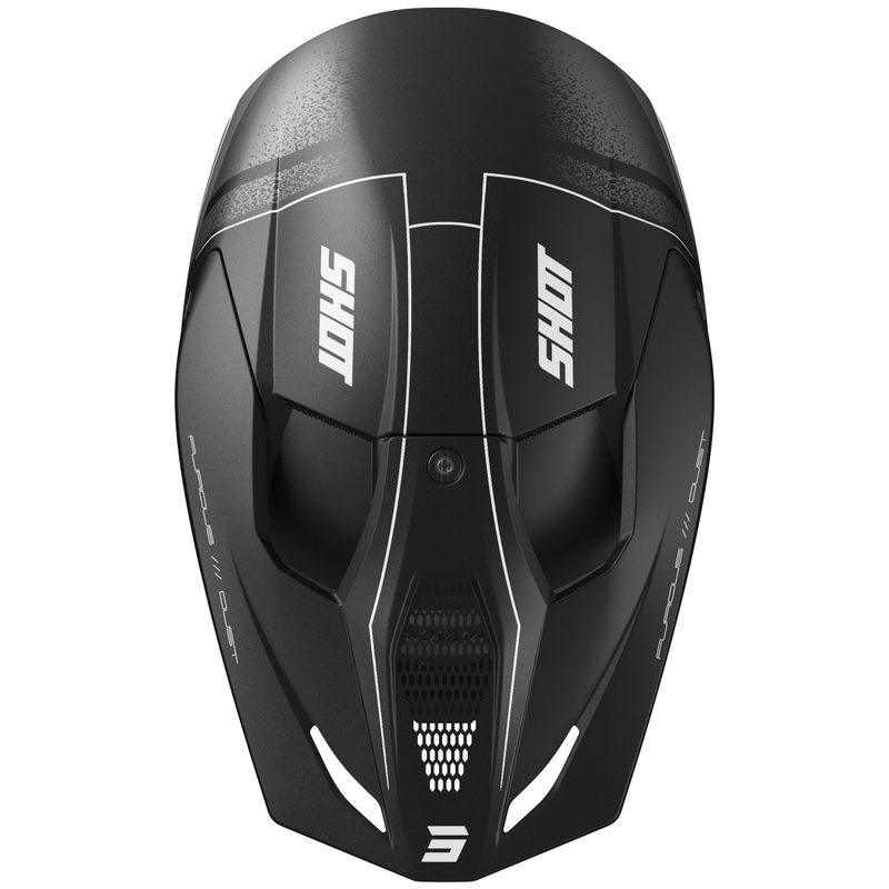 Casco de motocross Shot Furious Dust negro mate