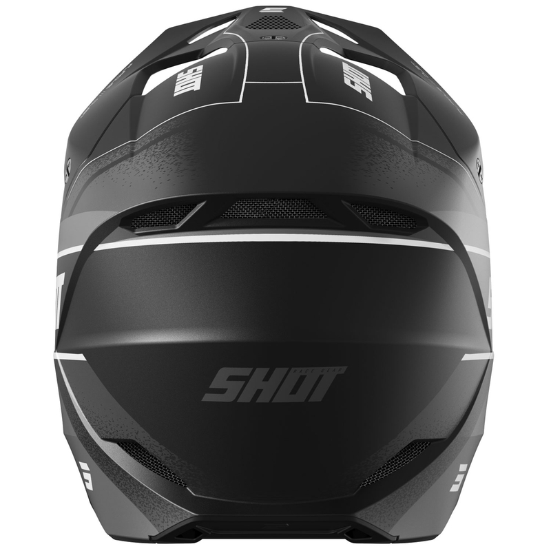 Casco de motocross Shot Furious Dust negro mate