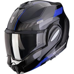 Casco de moto abatible Scorpion EXO-TECH EVO Socius negro-azul