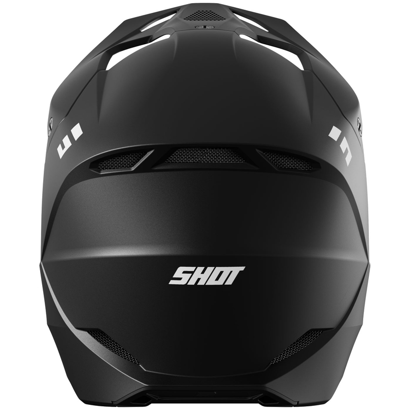 Casco de motocross Shot Furious Solid negro mate