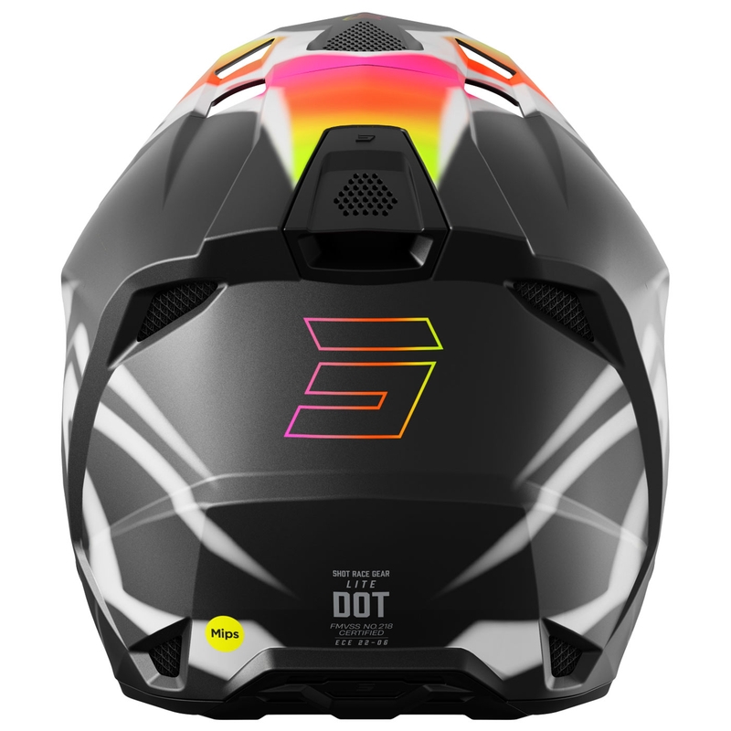 Casco de motocross Shot Lite Devil negro mate