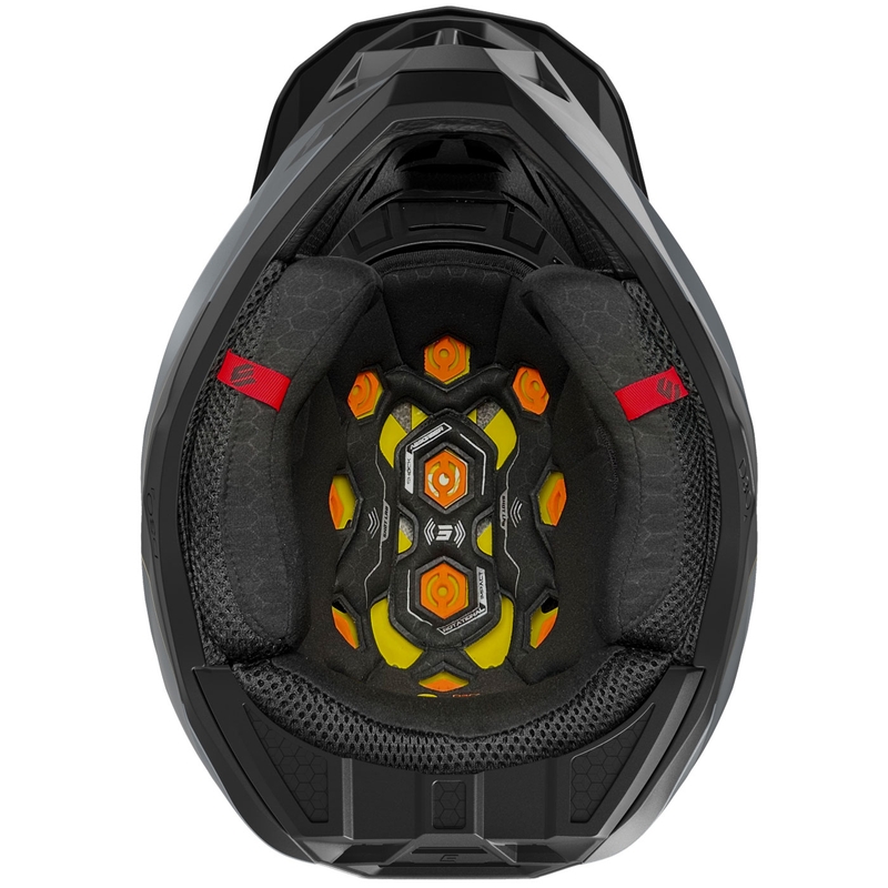 Casco de motocross Shot Lite S10 negro mate-gris