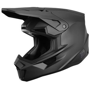 Casco de motocross Shot Lite Solid negro mate