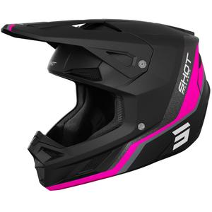 Casco de motocross Shot Speed Atomic rosa mate