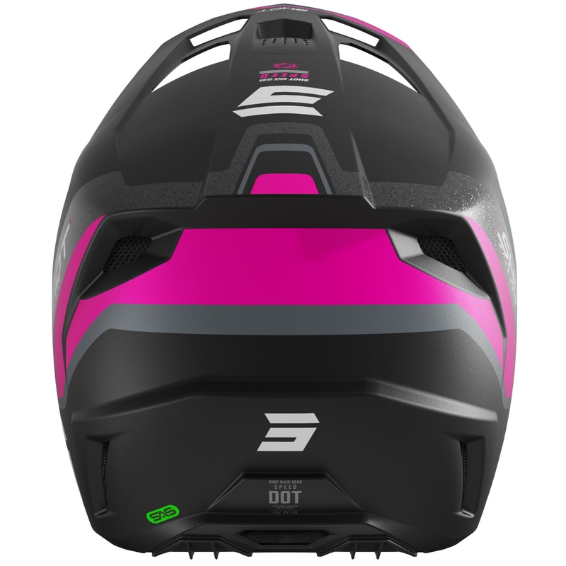 Casco de motocross Shot Speed Atomic rosa mate