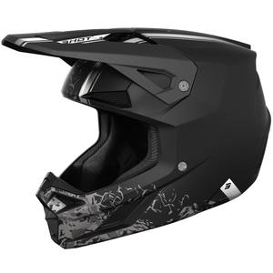 Casco de motocross Shot Speed Battle negro mate