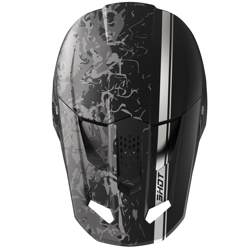 Casco de motocross Shot Speed Battle negro mate
