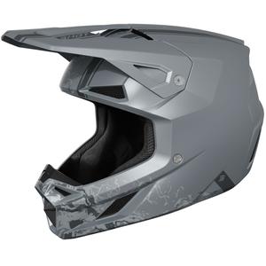 Casco de motocross Shot Speed Battle gris mate