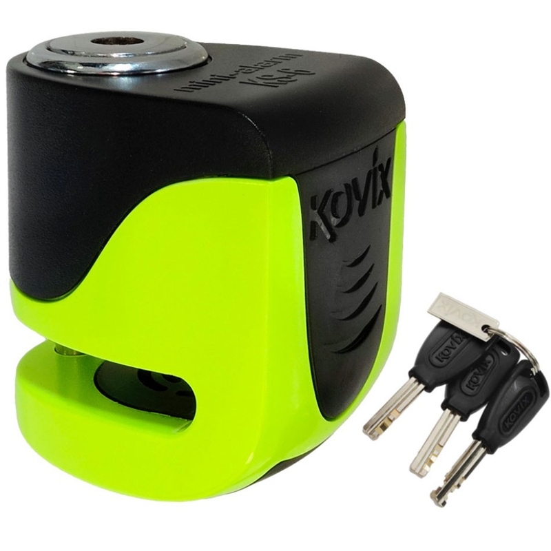 Bloqueo de freno de disco con alarma KOVIX KS6 verde