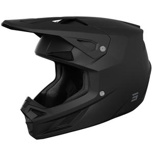 Casco de motocross Shot Speed Solid negro mate