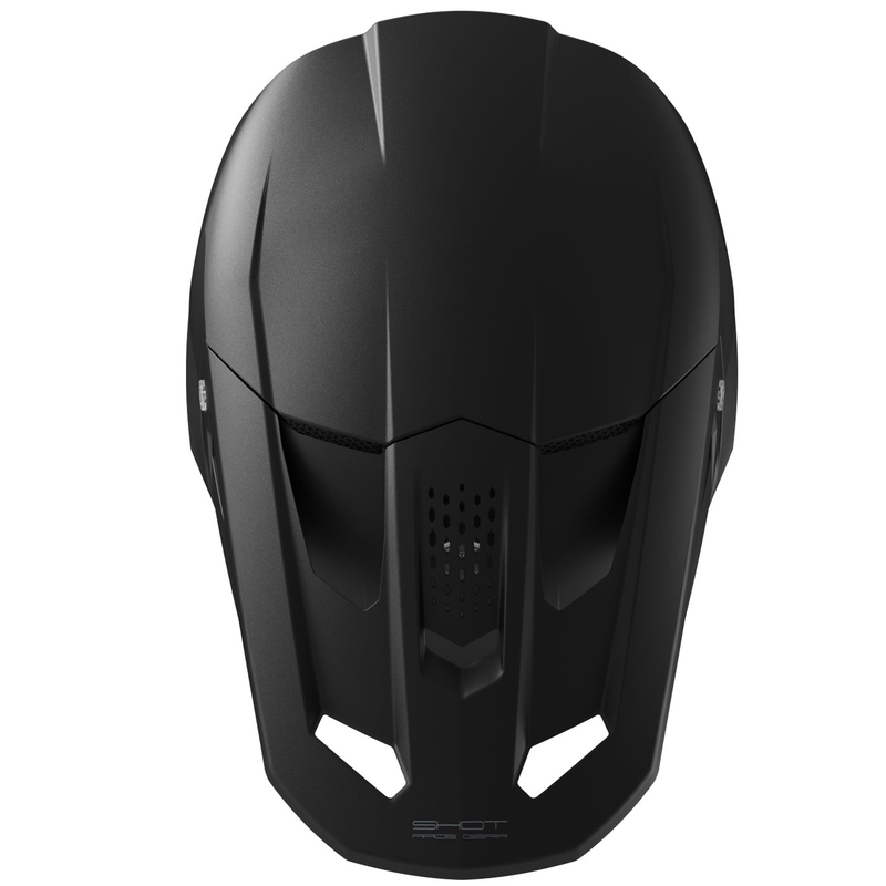 Casco de motocross Shot Speed Solid negro mate