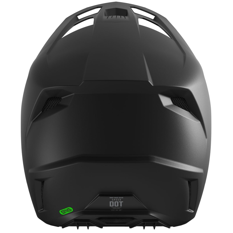 Casco de motocross Shot Speed Solid negro mate