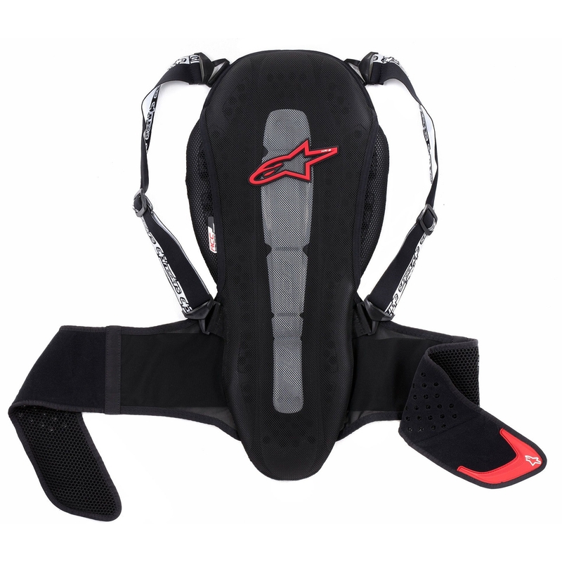 Protector de columna Alpinestars Nucleon KR-2 negro-rojo