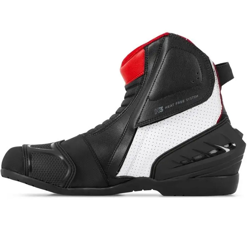 Botas de moto Shima SX-6 negro-blanco-rojo