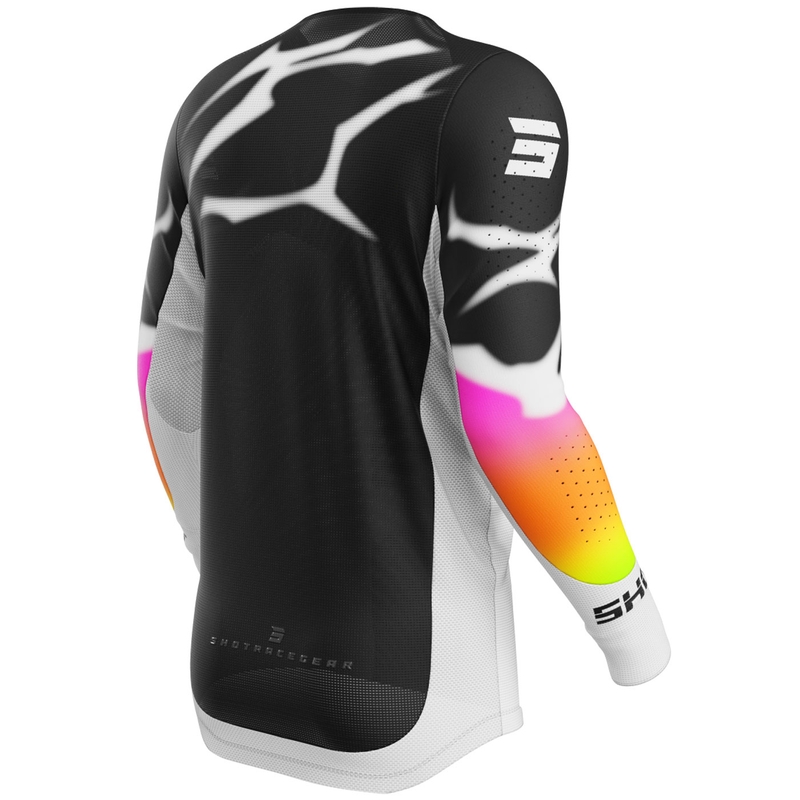 Camiseta motocross Shot Aerolite Devil negro