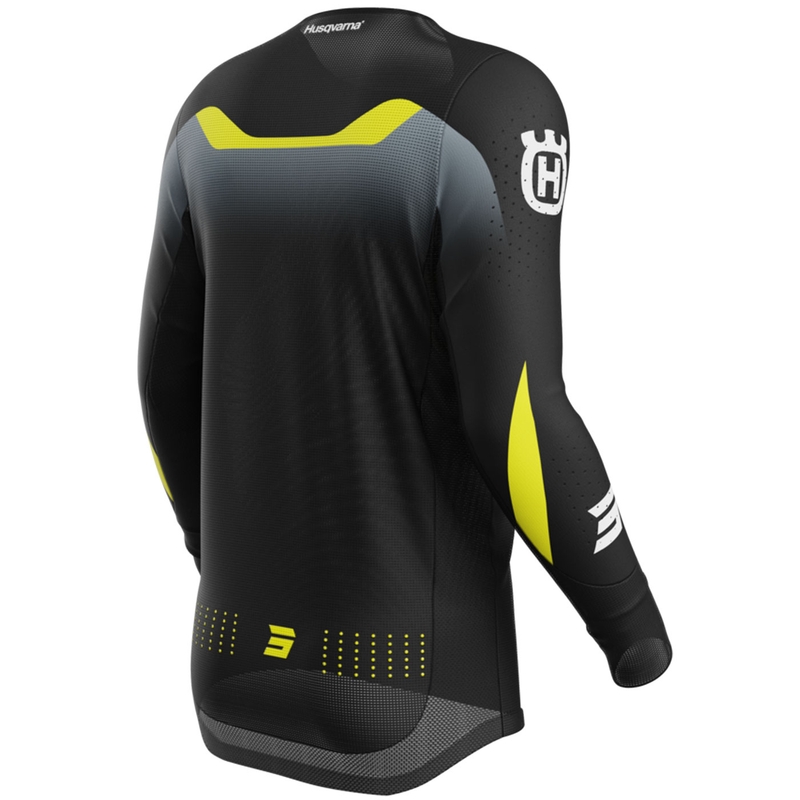 Camiseta motocross Shot Aerolite HVA 26 negro-gris