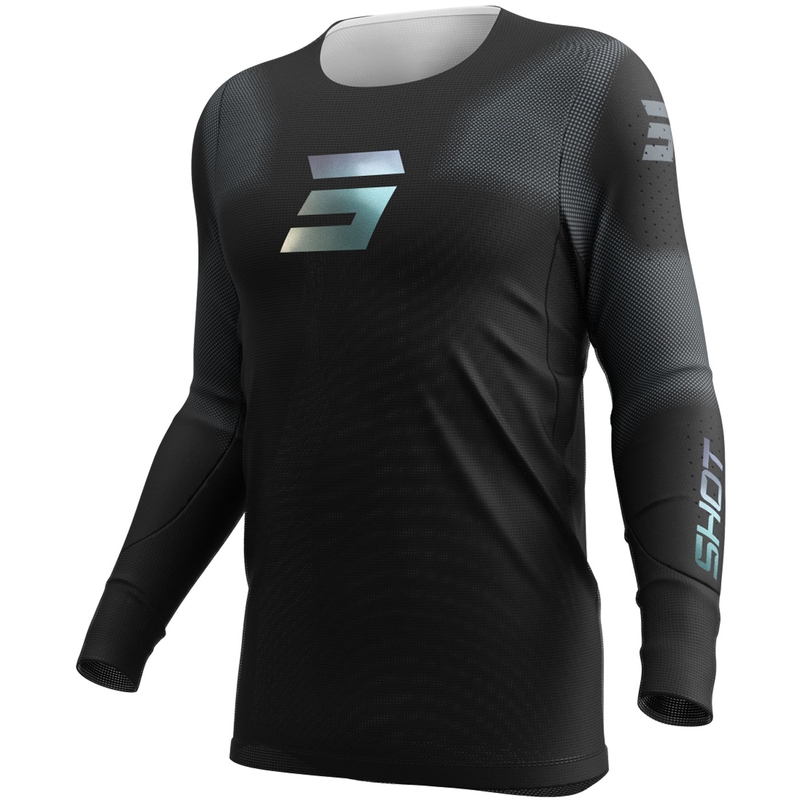 Camiseta motocross Shot Aerolite Space negro