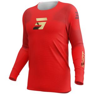Camiseta motocross Shot Aerolite Space rojo
